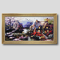 クロスステッチ刺繍額装-346