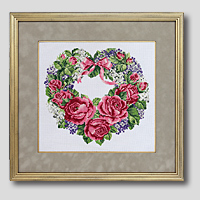 クロスステッチ刺繍額装-347