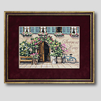 クロスステッチ刺繍額装-349