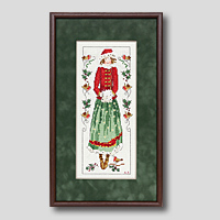 クロスステッチ刺繍額装-358