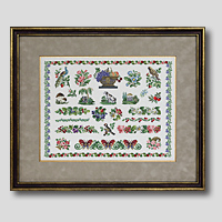 クロスステッチ刺繍額装-360