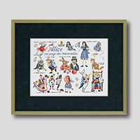 クロスステッチ刺繍額装-361