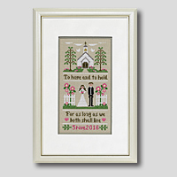 クロスステッチ刺繍額装-359