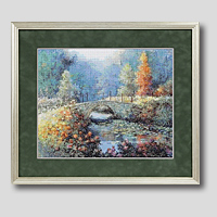 クロスステッチ刺繍額装-363