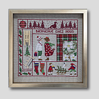 クロスステッチ刺繍額装-365