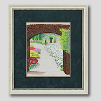 クロスステッチ刺繍額装-367