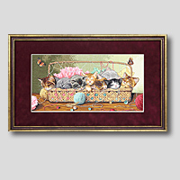 クロスステッチ刺繍額装-371