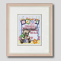 クロスステッチ刺繍額装-375