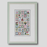 クロスステッチ刺繍額装-375