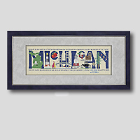 クロスステッチ刺繍額装-372