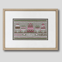 クロスステッチ刺繍額装-371