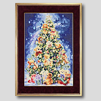 クロスステッチ刺繍額装-377