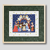 クロスステッチ刺繍額装-379