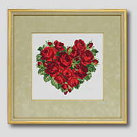 クロスステッチ刺繍額装-382