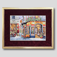 クロスステッチ刺繍額装-383