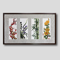 クロスステッチ刺繍額装-390