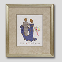 クロスステッチ刺繍額装-391