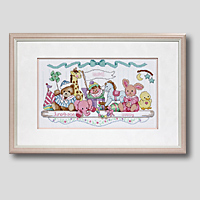 クロスステッチ刺繍額装-394