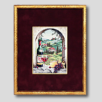 クロスステッチ刺繍額装-397