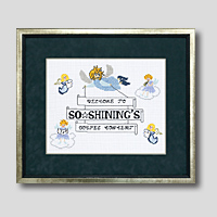 クロスステッチ刺繍額装-399