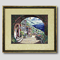 クロスステッチ刺繍額装-401