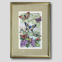 クロスステッチ刺繍額装-404