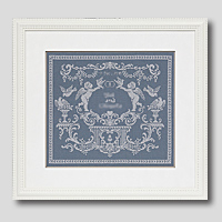クロスステッチ刺繍額装-406
