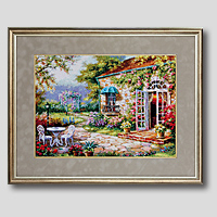 クロスステッチ刺繍額装-409