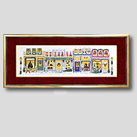 クロスステッチ刺繍額装-408
