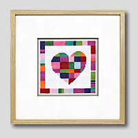 クロスステッチ刺繍額装-410