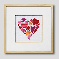 クロスステッチ刺繍額装-409