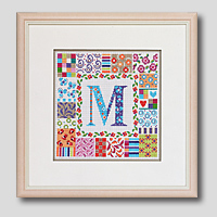 クロスステッチ刺繍額装-411