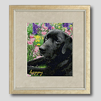 クロスステッチ刺繍額装-413