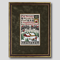 クロスステッチ刺繍額装-418