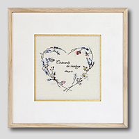 クロスステッチ刺繍額装-422