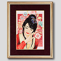 クロスステッチ刺繍額装-427