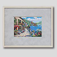 クロスステッチ刺繍額装-428