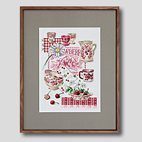 クロスステッチ刺繍額装-432