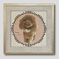 クロスステッチ刺繍額装-433