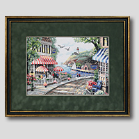 クロスステッチ刺繍額装-439