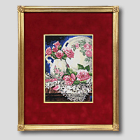 クロスステッチ刺繍額装-438