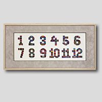 クロスステッチ刺繍額装-442