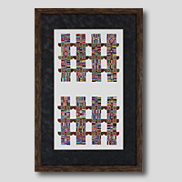 クロスステッチ刺繍額装-441