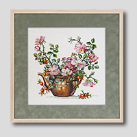 クロスステッチ刺繍額装-445