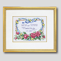 クロスステッチ刺繍額装-446