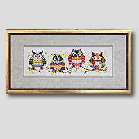 クロスステッチ刺繍額装-447