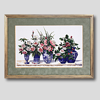 クロスステッチ刺繍額装-448