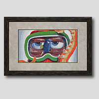 クロスステッチ刺繍額装-457