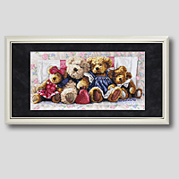 クロスステッチ刺繍額装-459