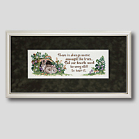 クロスステッチ刺繍額装-460